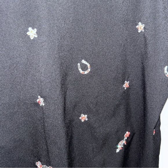 French Connection Black Graphic Short Sleeve T-Shirt - Picture 4 of 5